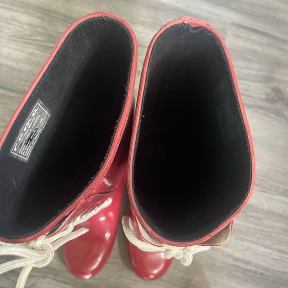 Roma rubber red rain boots size 7 - Picture 7 of 8